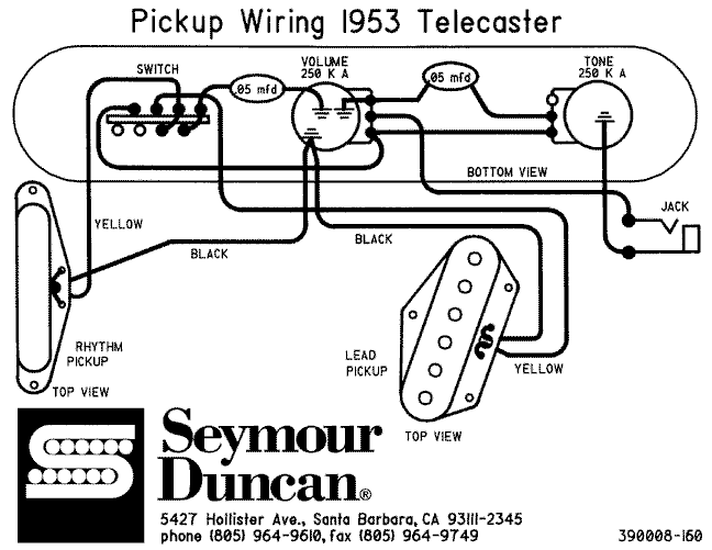 Wiring Diagram For A Fender Esquire Telecaster from www.guitarhq.com