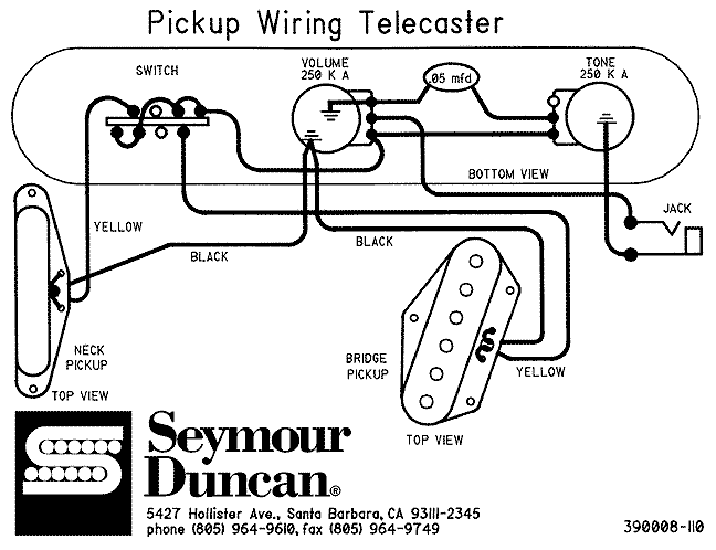 Best Wiring Diagram For Fender Telecaster from www.guitarhq.com