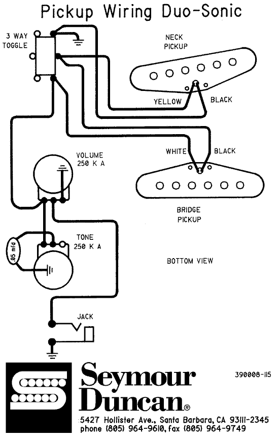 Fender Custom Telecaster Wiring Diagram from www.guitarhq.com